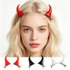 Уникальный Праздничный Декор для Волос 2 шт. Хэллоуин Злые Рожки Зажимы, Маленькие Ужасные Демон Гот Уши Смоляные Клипсы для Заколок, Зажимы Аксессуары Женские
