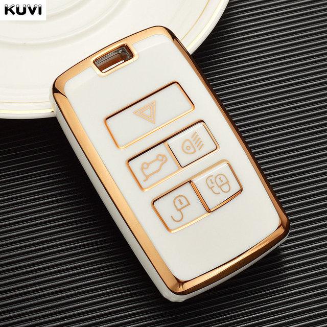 Чехол для дистанционного ключа из ТПУ для автомобиля, брелок для Land Rover Range Rover Sport Velar Evoque Freelander2 Discovery Jaguar XF XJ XJL XE