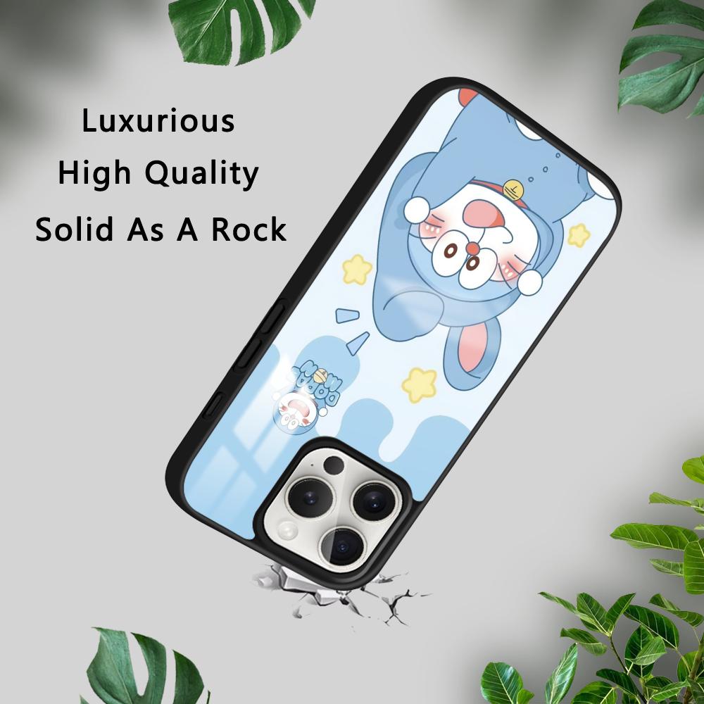 Мультяшный D-Дораэмон Милая Пара Чехол для Телефона Для iPhone 16 15 14 13 12 11 Pro Xs Max Mini Plus Мобильные Телефоны Жесткий Чехол