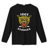 Iggy And The Stooges Cheetah Print T shirt FKQ7 vintage Washed Versatile homme Soft Casual graphic Stretched designer clothes
