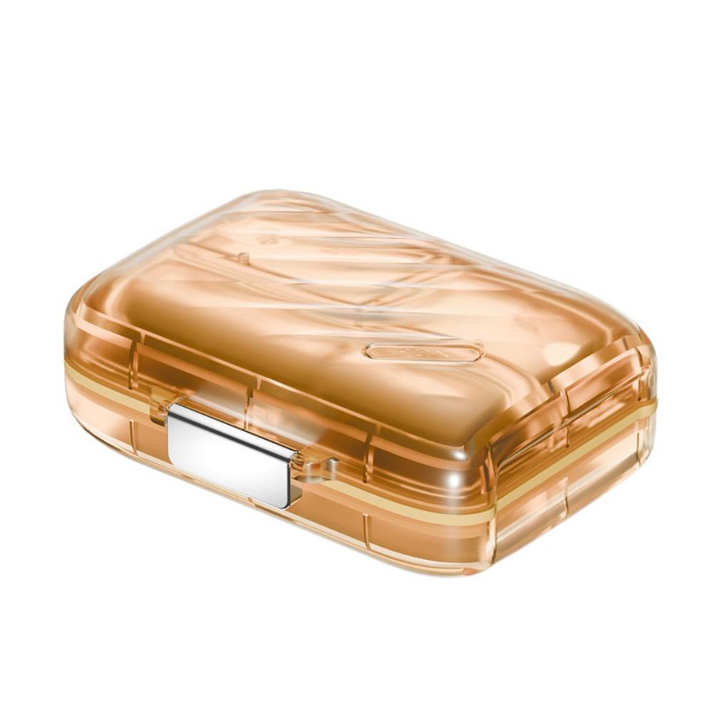 Seal Pill Box Large Capacity with 7 Day Compartments Weekly Pill Organizer Food Grade Light Proof Design Storage Box
