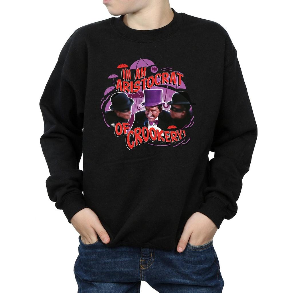 DC Comics Boys Batman TV Series The Penguin Aristocrat Sweatshirt