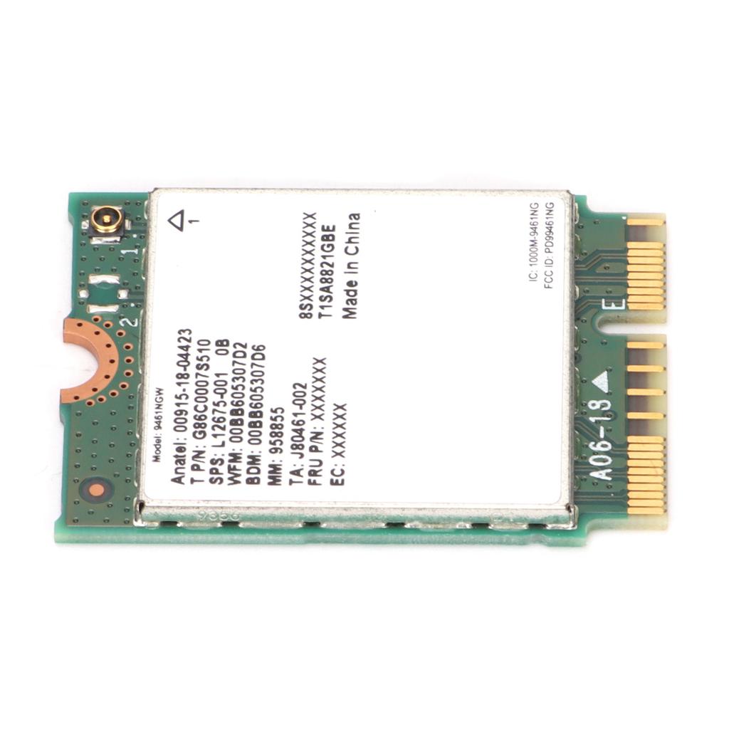 Wireless Card AC 9461 Dual Band 2.4G 5G M.2 802.11ac Network Computer Accessories for Intel