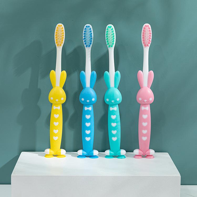 Pack of 4 Premium Kids Soft Bristle Manual Toothbrushes, Gentle Gum Protection for Children Aged 3-12 Years Old