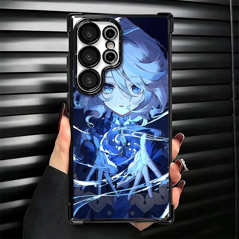 Genshin Impact Фурина Мягкий чехол для телефона для Samsung Galaxy S26 Ultra S25 Edge S24 FE S23 Plus S22 S21 + S20 Покрытие Защита от падения Fund