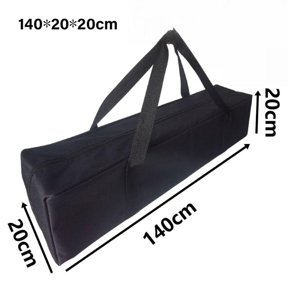 Black Storage Bag Large Travel Picnic Handbag High Quality Canvas Canopy Pole Bag  Outdoor Supplies