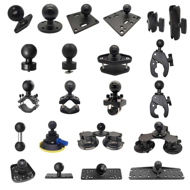 Marine Fish Finder Mount 1.5'' Ball Head Drill Down Mounting Base GPS Mount Ram Mount Electronic Fish Finder Holder for Boat