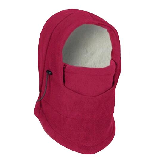 Женская зимняя шапка-балаклава со встроенным шарфом, толстая, теплая, Polar, двухслойная, ветрозащитная, регулируемая, полная защита, для холодной погоды, для велоспорта, катания на лыжах