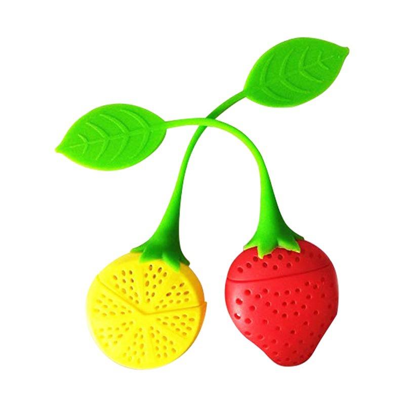 Silicone Strawberry Tea Infuser Teapot Tool Teabag Kettle Loose Tea Leaf Strainer Ball Holder Herbal Spice Filter Kitchen Gadget