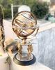 18-дюймовый старинный армиллярный глобус из латуни с компасом на деревянной основе, настольный рождественский подарок, армиллярный глобус в форме астролябии,