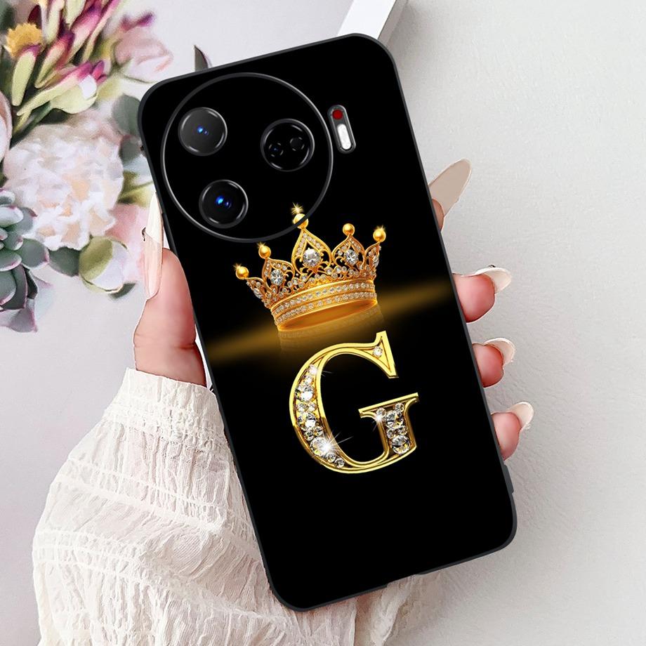 Чехол для телефона Tecno Camon 30 4G 5G 30S Pro 30pro 30 Premier Чехол Мягкий Силикон Funda Матовый ТПУ Capa Узор с инициалами