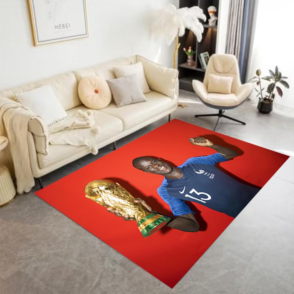 Benzema's Dynamic Soccer Moment Carpet Suitable for Decorate room Balcony Outdoor Playrooms Antislip Carpet Anime Office Decor