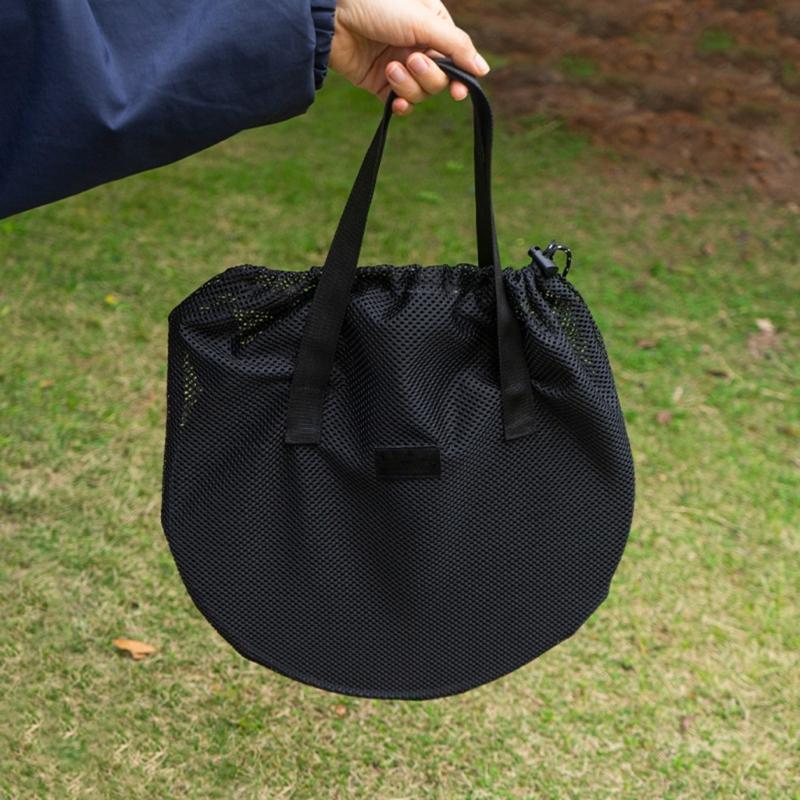 Grilling Pans Pouch Fryings Pans Meshs Bag Camping Picnics Cookware Organizers