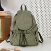 Nylon Travel Backpack Lightweight Student Schoolbag Fashion Drawstring Backpack  Outdoor
