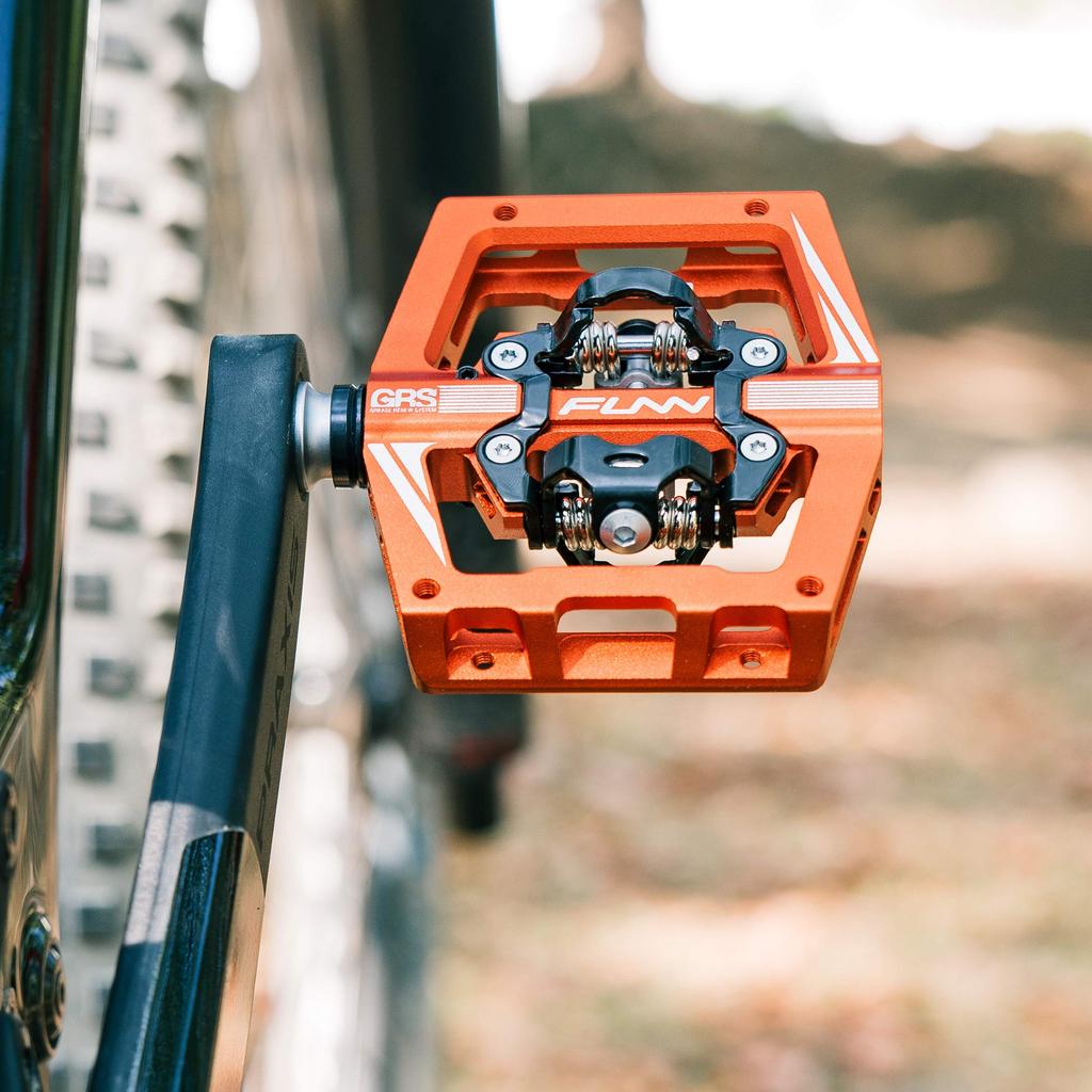 Funn Mamba S Binding Pedals Double Sided SPD Compatible Mountain Bike Pedals Single Sided Flat Pedals For Mountain BMX Gravel Bicycle Pedals - - -