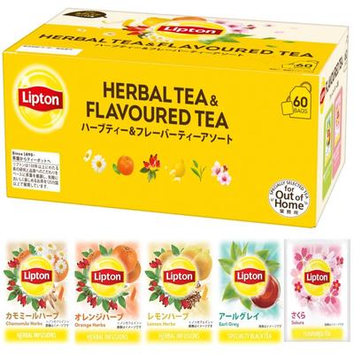 Morinaga Milk Industry Ассорти чая Lipton с травяным вкусом 60 пакетиков и