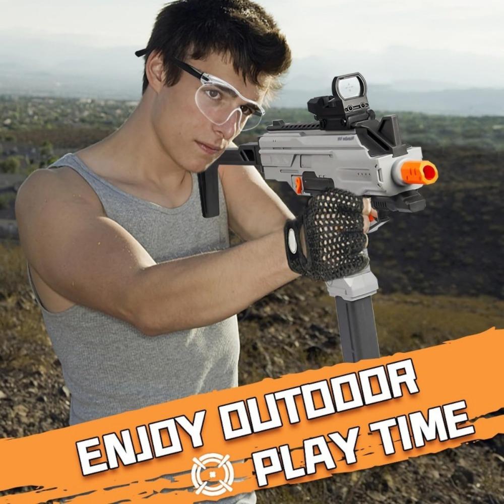 Игрушечный гелевый пистолет, детский пистолет с мягкой пулей, подходит для 14 мальчиков, девочек и взрослых, игра на открытом воздухе, искусственный пистолет, игрушечный пистолет, оснащенный батареей