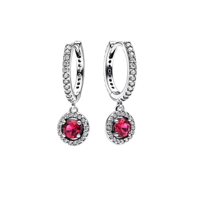 Серьги-кольца из серебра 925 пробы с цветком ромашки, серьги-кольца из серебра 925 пробы с розовым и желтым цветком для женщин, свадебные обручальные серьги с цирконием, оригинальные ювелирные изделия, подарок