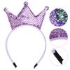 Princess Crown Headband Shiny Hair Band Party Hairband  Fairy Costumes Accessories