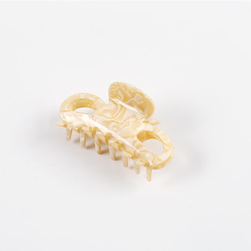 Полый зажим-краб, модная заколка для волос с леопардовым принтом, заколка для волос на затылок, заколка для скрученных волос, заколка-акула