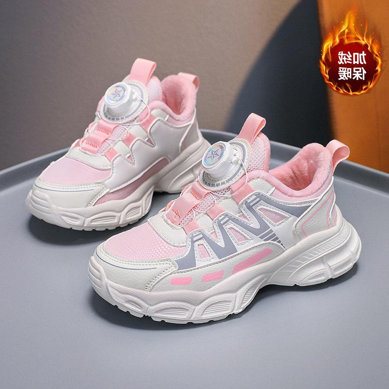 Женские зимние кожаные кроссовки 2025 года с бархатной подкладкой - Теплый и утолщенный дизайн