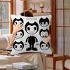 Игра B-Bendy And The Ink M-Machine Подушка-чехол 'Счастливый Дракон' Чехол для диванной подушки Декор для комнаты Подарок детям