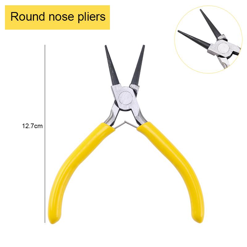 Плоскогубцы из нержавеющей стали для ювелирных изделий, плоскогубцы с острыми и круглыми губками, а также кусачки для изготовления ювелирных изделий, бисероплетения, ремонта и ремонта