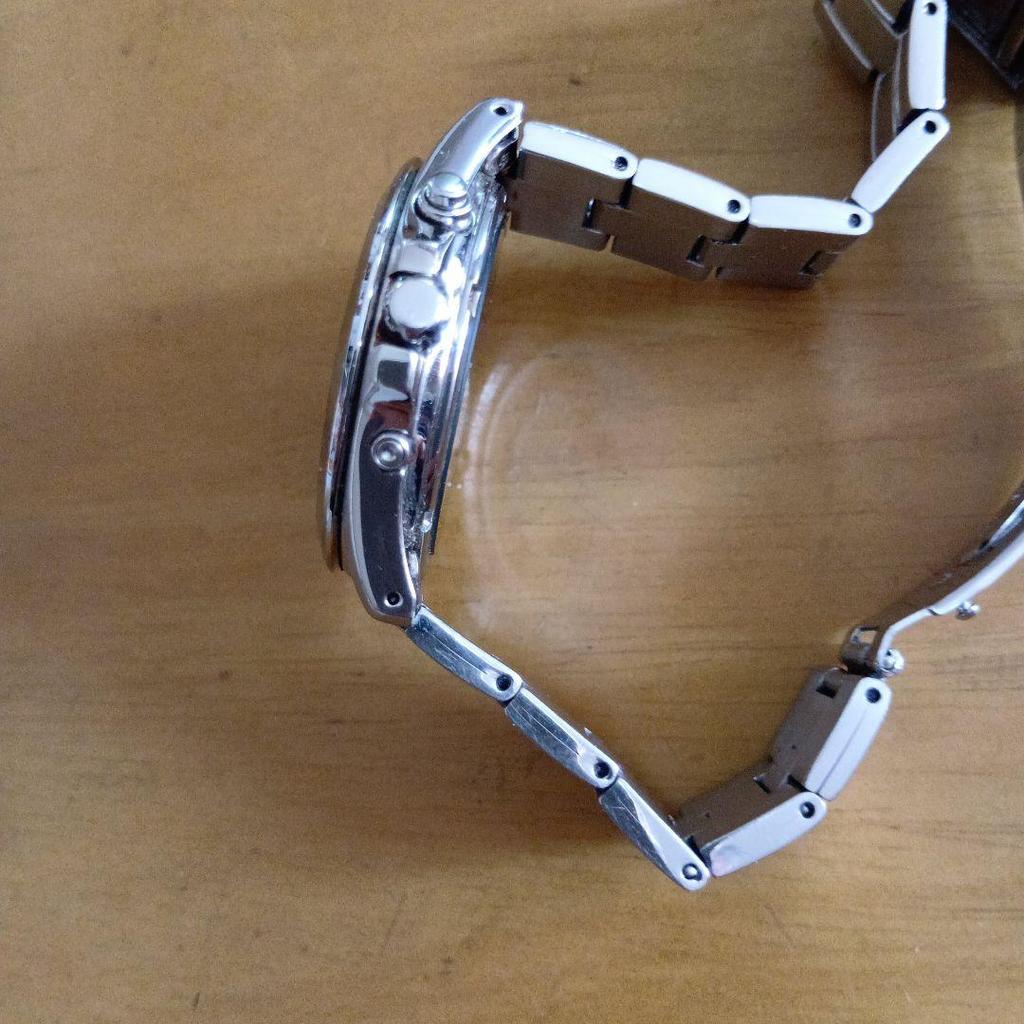 [Б/У] SEIKO Солнечные Радиоуправляемые Аналоговые Часы, Черные