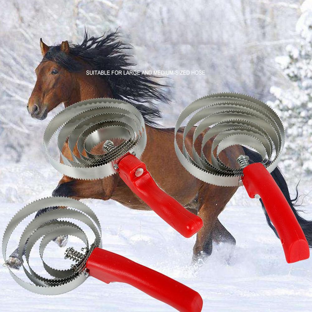 Hair Cleaning Brush 4/5/6 Circles Stainless Steel  Comb Scraper With Anti-itch Rake For Horse Sheep Cattle