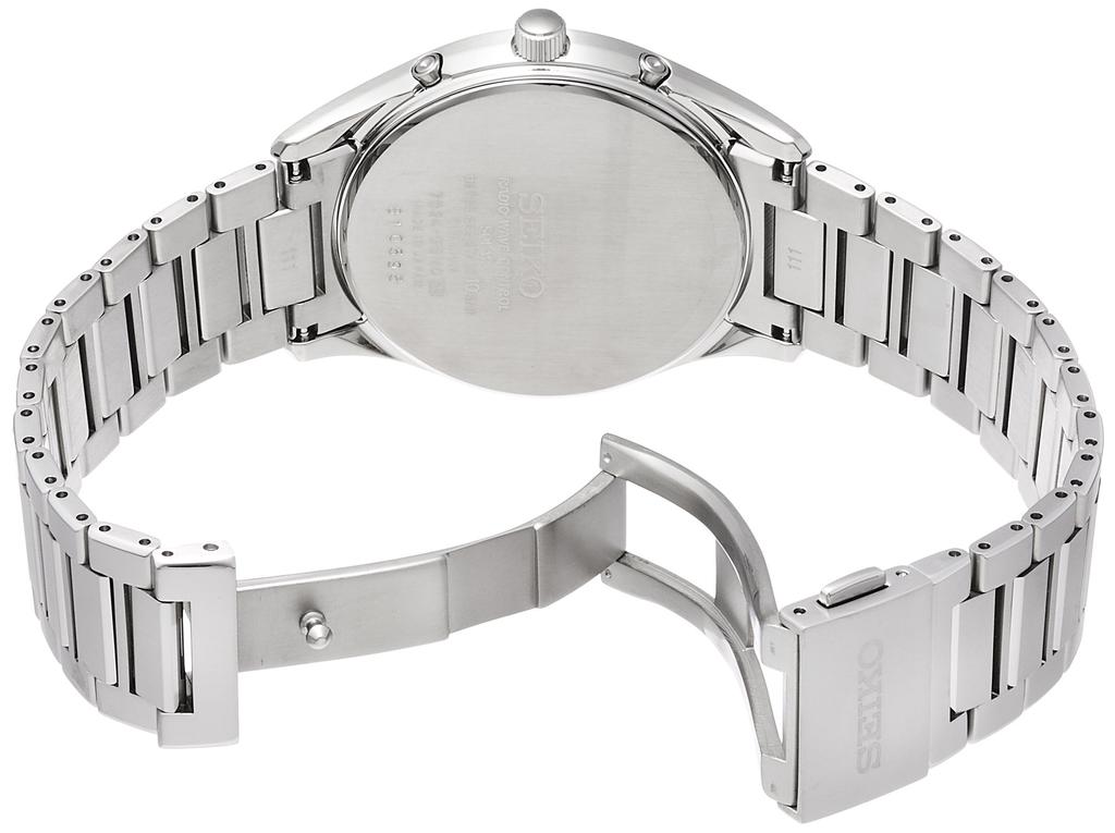 Dolce Solar Radio Titanium Model Белый циферблат SADZ200 Silver [Seiko Watch] Мужские