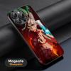 Популярное аниме Dr.STONE Чехол для телефона для iPhone 16 15 14 13 12 11 Plus Pro Max Высококачественный Роскошный Magsafe Овечья кожа