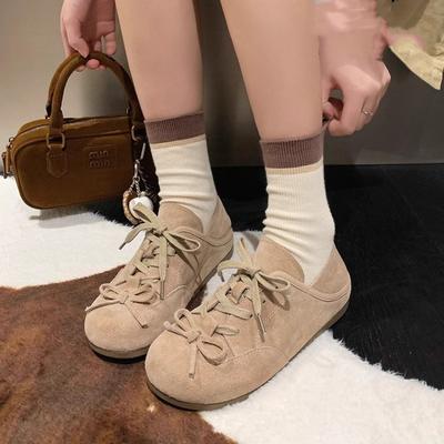 Балет Эвергрин~ Нишевая Женская Обувь на Мягкой Подошве, Новинка Осени, Универсальная Модная Повседневная Обувь для Детей