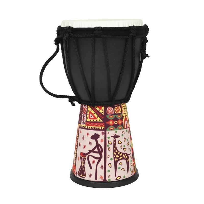 4Inch Portable African Drum Children Hand Durm Percussions Musical Instrument