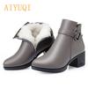 Women Boot Winter Footwear Large Size Women Snow Boots Mid Heel Ankle Boots of Women