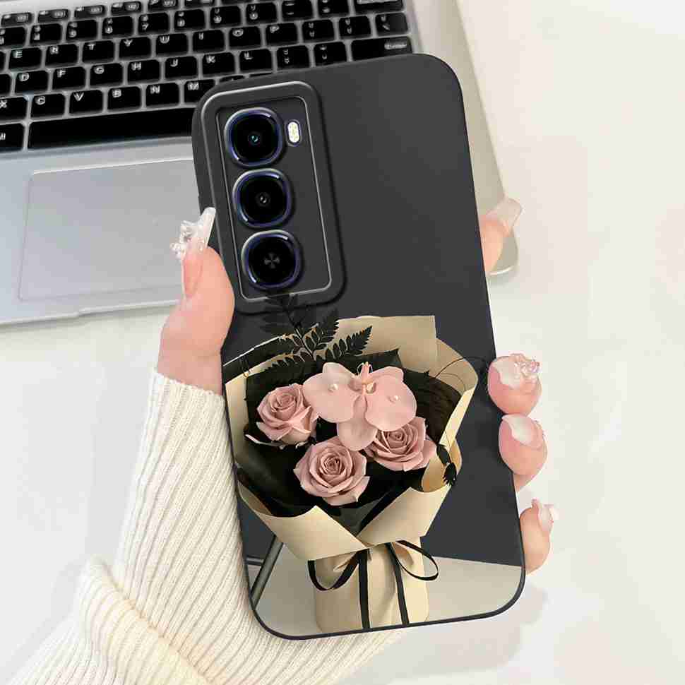For itel City 100 4G C671L Case Cute Butterfly Rabbit Soft Silicone Back Cover For ITEL City100 4G 6.75" Fashion Bow Phone Shell