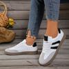 Обувь Женская Тренд Повседневные Кроссовки Удобные Плоские На Шнуровке Теннисная Обувь Дышащая Обувь для Ходьбы и Бега