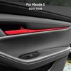 Верхняя отделка из замши LHD RHD Наклейка для Mazda 3 BP M3 Axela 2019 2020 2025 2025 2025 2025 2025 Ручка двери автомобиля Внутренние аксессуары