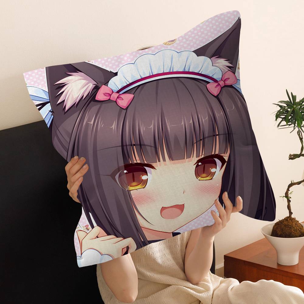 Аниме Nekopara Персонализированная Наволочка Чехол от Пыли Спальня Детская Вечеринка Декор Наволочка День Рождения Подарок для Детей