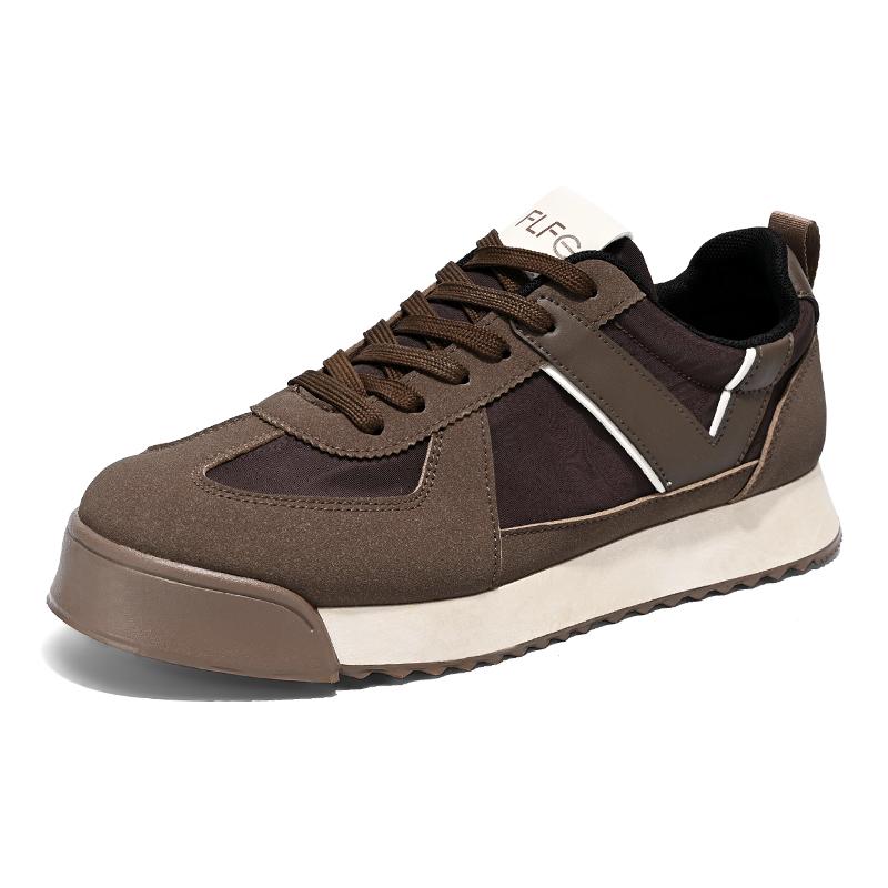 Casual Sports Shoes Men Increased Leather Casual Shoes Board Shoes High Quality Outdoor Chunky Sneakers British Style