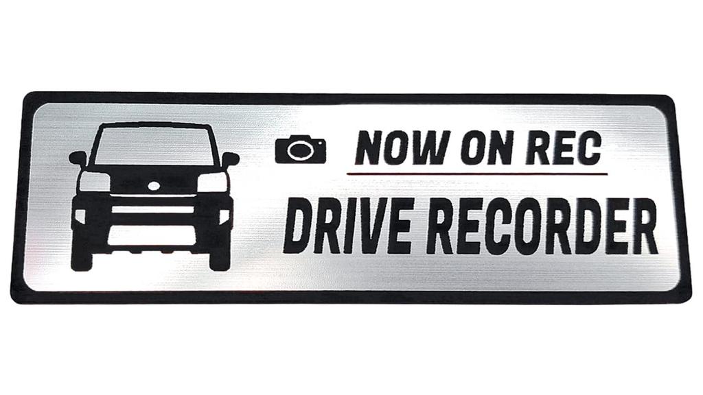 Honami Works TAFT Dash Cam Emblem Sticker for Vehicles Equipped with a Dash Cam