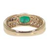other  #14(JP Size) ring green K18 yellow gold Women