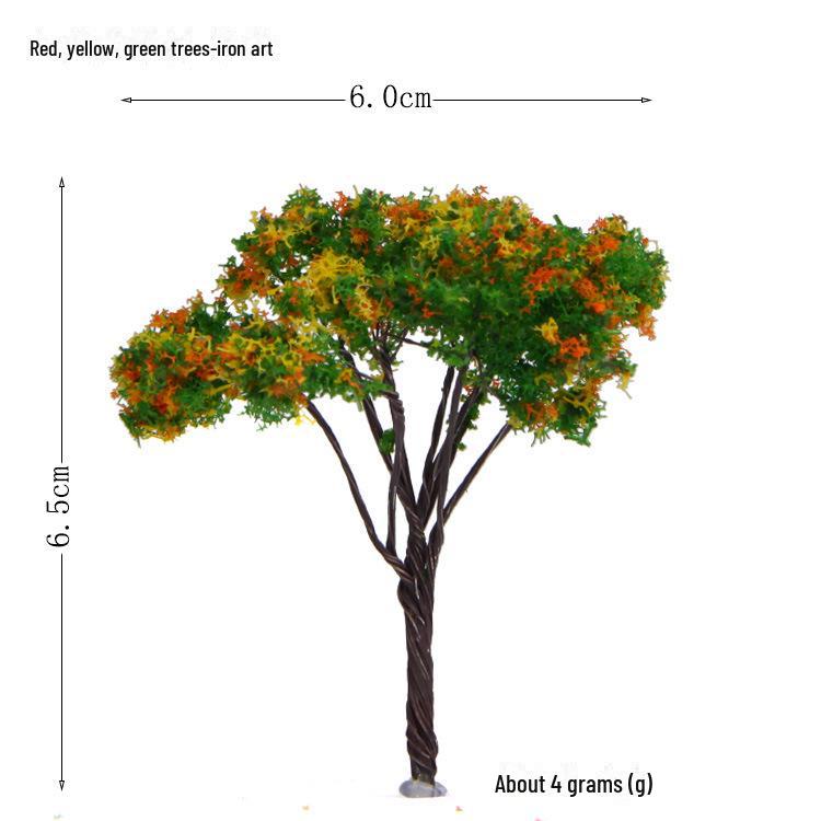 3D-имитация розового цветочного дерева — креативное искусственное дерево для самостоятельного ландшафтного дизайна и микросадоводства с небольшими кукольными украшениями.