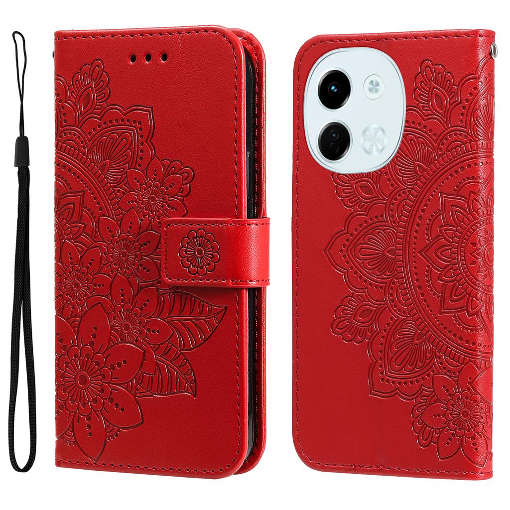 Для TECNO Spark 30 5G/Pova 6 Neo 5G Чехол с цветочным узором из ПУ кожи кошелек подставка чехол для телефона