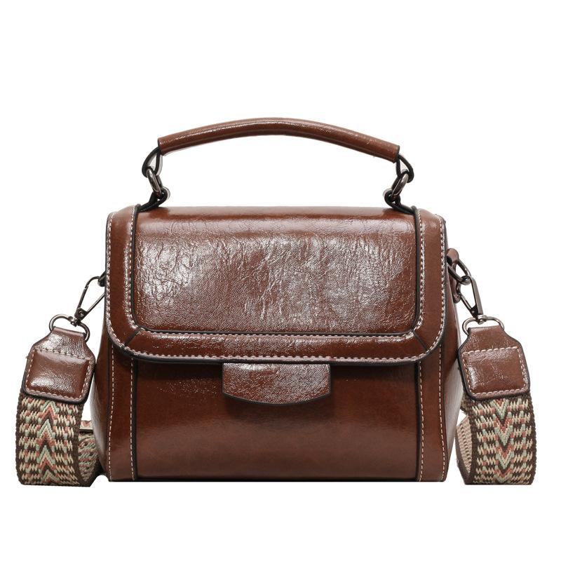 Сумка Женская Текстура Модная Повседневная Сумка Новая Осень и Зима Студенческая На плечо Кроссбоди