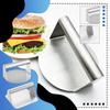 Пресс для мяса из нержавеющей стали, Пресс для котлет, Квадратный круглый пресс для мяса, Пресс для мяса для гамбургеров, Пресс для мяса, Кухонные принадлежности
