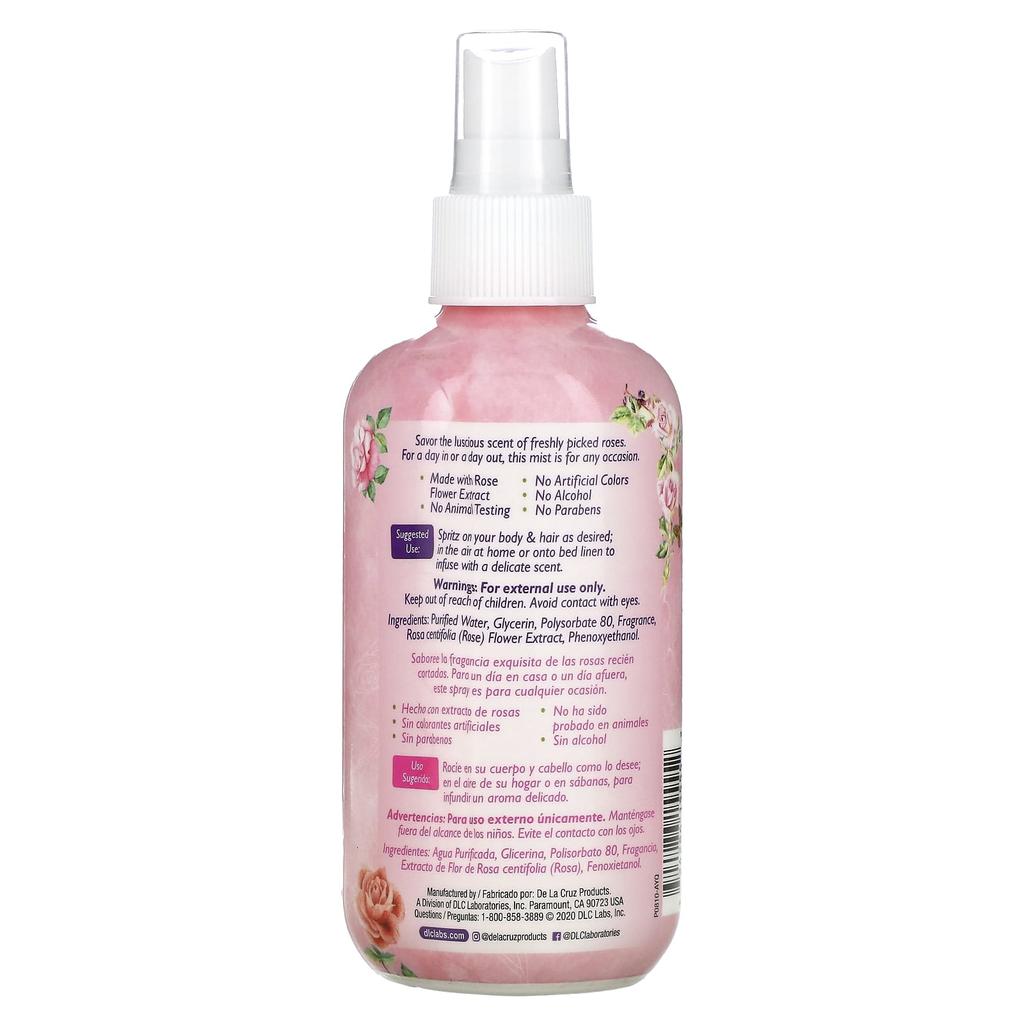 Rosewater Body Mist, 236Ml(8Fl Oz)