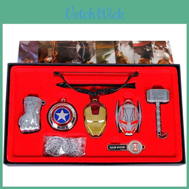 Avengers Super War Hero Thanos Toy Key Chain Collectible Toys Gift Children For