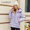 2023 New Coats Women Winter Down Jacket Classic Design Zipper Fleece Pocket Female Elegant Parkas 83284