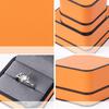 Luxury Rectangular PU Jewelry Box Black Edge Round Corner Jewelry Display Box Fashion Bracelet Storage Boxes Wedding