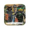 Квадратные бумажные тарелки для вечеринок LEGO Ninjago (Пакет из 8)